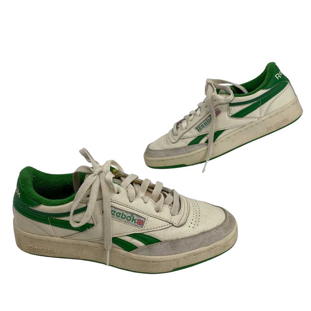 Reebok Green Leather Athletic Sneakers | Size 7.5